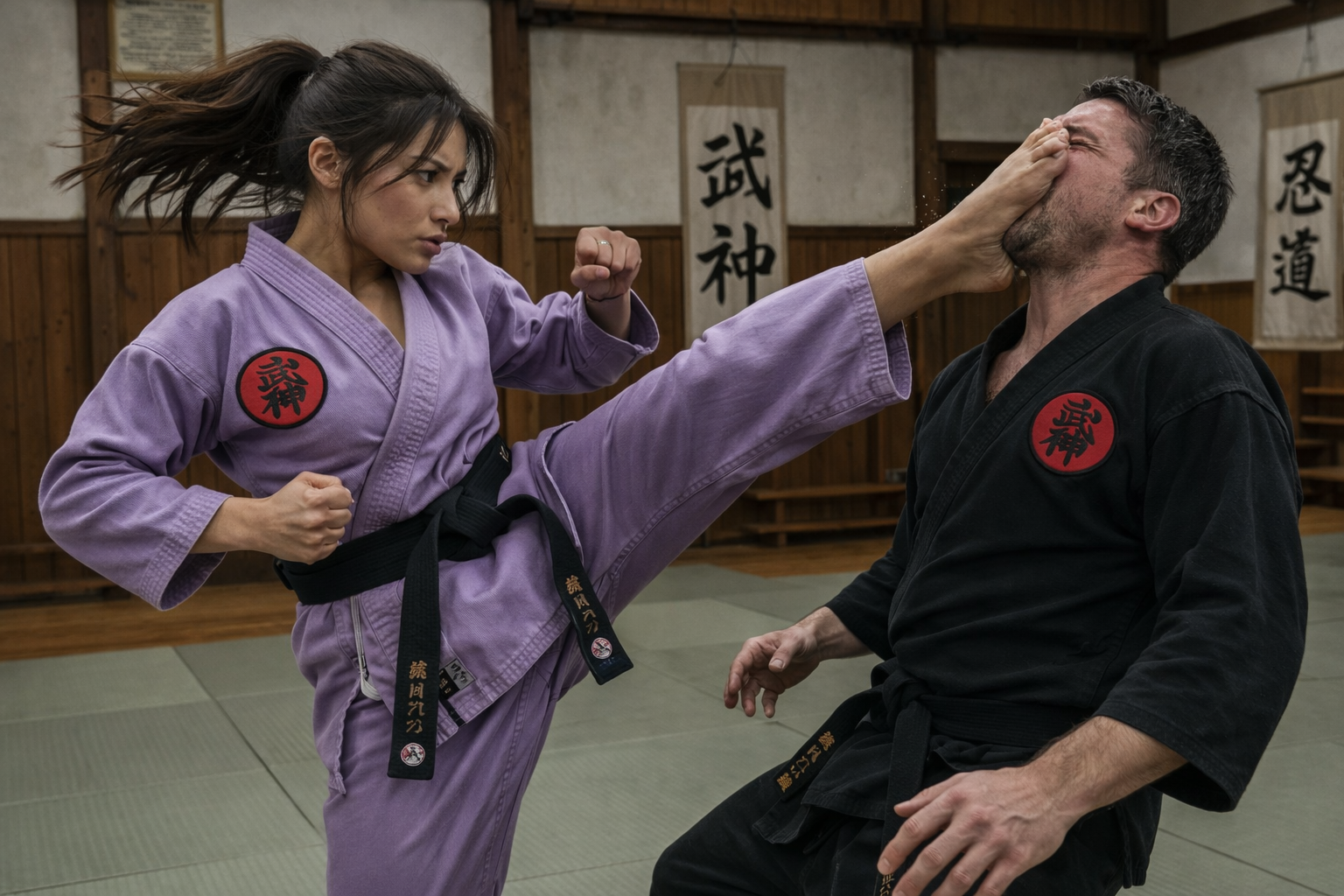 Técnicas de punho e chutes